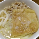 世界一美味しい！絶品☆肉きつねうどん♪